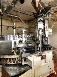 Image 60 Valve CROWN Uni-Blend Bottle Filler with ALCOA CSI 12 Head Plastic Screw Capper Turret - 3 from Bid-on-Equipment.com