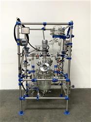 Image Glass Distillation Skid with 16 Liter Jacketed Glass Reactor & Mixer - 1 from Bid-on-Equipment.com
