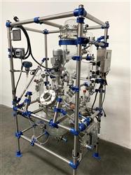 Image Glass Distillation Skid with 16 Liter Jacketed Glass Reactor & Mixer - 3 from Bid-on-Equipment.com
