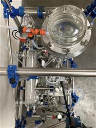 Image Glass Distillation Skid with 16 Liter Jacketed Glass Reactor & Mixer - 10 from Bid-on-Equipment.com