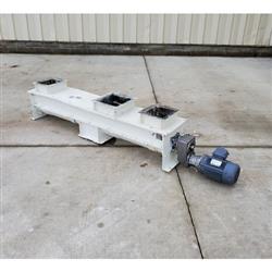 Image 9in Dia. WAM INC. Mild Steel Center Discharge Screw Feeder Conveyor - 4 from Bid-on-Equipment.com