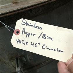 Image Hopper Bin - Stainless Steel - 11 from Bid-on-Equipment.com