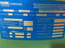 Image YORK Easy Tank Refrigerant Recovery / Recycling Tank - 1000 Lb. Capacity - 7 from Bid-on-Equipment.com