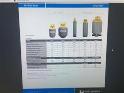Image YORK Easy Tank Refrigerant Recovery / Recycling Tank - 1000 Lb. Capacity - 11 from Bid-on-Equipment.com