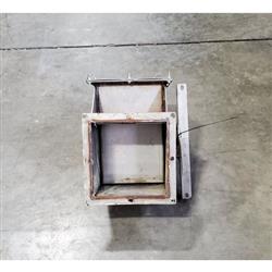 Image 10in Sq. Manual Diverter Valve - Stainless Steel - 5 from Bid-on-Equipment.com