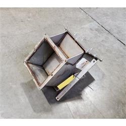Image 10in Sq. Manual Diverter Valve - Stainless Steel - 6 from Bid-on-Equipment.com