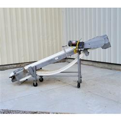 Image 16in X 10ft Incline Plastic Link Belt Conveyor - Stainless Steel - 2 from Bid-on-Equipment.com