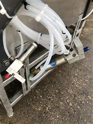 Image 4 Head SIMPLEX Inline Piston Filler - Stainless Steel - 15 from Bid-on-Equipment.com
