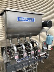 Image 4 Head SIMPLEX Inline Piston Filler - Stainless Steel - 9 from Bid-on-Equipment.com