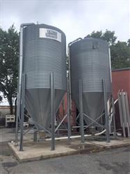 Image 750 Cu. Ft. Corrugated Galvanized Steel Storage Bin - 1 from Bid-on-Equipment.com