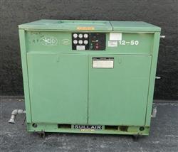 Image 50 HP SULLAIR Rotary Screw Air Compressor - Model 12BS-50H ACAC, 200 CFM at 125 PSI - 1 from Bid-on-Equipment.com