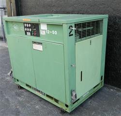 Image 50 HP SULLAIR Rotary Screw Air Compressor - Model 12BS-50H ACAC, 200 CFM at 125 PSI - 5 from Bid-on-Equipment.com