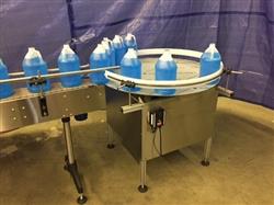 Image 10 Head Automatic Explosion Proof Filler with Conveyor, Accumulating Table and Unscrambling Table - 10 from Bid-on-Equipment.com