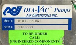 Image DIA-VAC Explosion Proof Vacuum Pump - 6 from Bid-on-Equipment.com