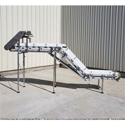 Image 12in Wide x 14ft Long Cleated Z Conveyor Elevator - Sanitary Stainless Steel - 2 from Bid-on-Equipment.com