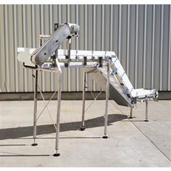 Image 12in Wide x 14ft Long Cleated Z Conveyor Elevator - Sanitary Stainless Steel - 3 from Bid-on-Equipment.com