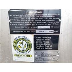 Image FULTON BOILER WORKS ICS 50 Fuel-Fired Vertical Tubeless Steam Boiler - 3 from Bid-on-Equipment.com