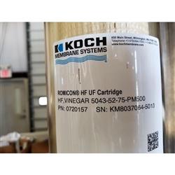 Image KOCH MEMBRANE SYSTEMS Romicon Hollow Fiber Cross-Flow Filtration System - Sanitary Stainless Steel - 6 from Bid-on-Equipment.com