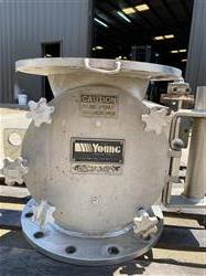 Image 12in Dia. YOUNG Size 12 Rotary Valve - Stainless Steel - 5 from Bid-on-Equipment.com