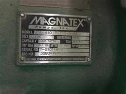 Image MAGNATEX PUMP MTA-A10 Magnetic Drive Pump - 3X2X6in, 125 GPM, 3600 RPM, 10 HP - 7 from Bid-on-Equipment.com