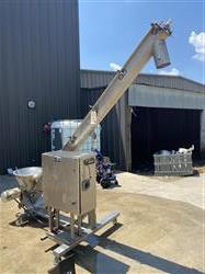 Image 5in Diameter X 10ft Long ALL FILL Portable Inclined Screw Conveyor - Model ISF, Stainless SteelED STAINLESS STEEL SCREW CONVEYOR, MODEL ISF - 2 from Bid-on-Equipment.com