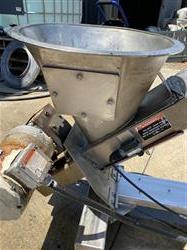 Image 5in Diameter X 10ft Long ALL FILL Portable Inclined Screw Conveyor - Model ISF, Stainless SteelED STAINLESS STEEL SCREW CONVEYOR, MODEL ISF - 8 from Bid-on-Equipment.com