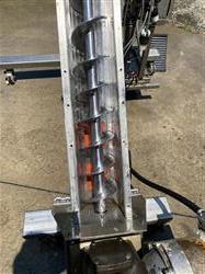 Image 5in Diameter X 10ft Long ALL FILL Portable Inclined Screw Conveyor - Model ISF, Stainless SteelED STAINLESS STEEL SCREW CONVEYOR, MODEL ISF - 9 from Bid-on-Equipment.com