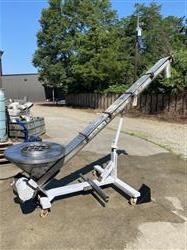 Image 5in Diameter X 10ft Long ALL FILL Model ISF Portable Inclined Screw Conveyor - Stainless Steel - 1 from Bid-on-Equipment.com