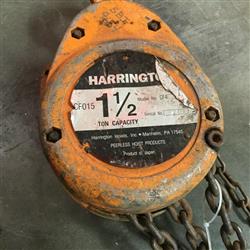 Image 1.5 Ton HARRINGTON Chain Hoist - 11 from Bid-on-Equipment.com