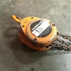 Image 1.5 Ton HARRINGTON Chain Hoist - 3 from Bid-on-Equipment.com