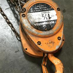 Image 1.5 Ton HARRINGTON Chain Hoist - 5 from Bid-on-Equipment.com
