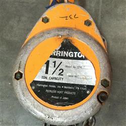 Image 1.5 Ton HARRINGTON CF4 / CF015  Chain Hoist - 9 from Bid-on-Equipment.com