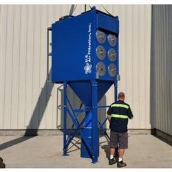 Image U.S. AIR FILTRATION 3DCP-12 Industrial Cartridge Dust Collector with Fan - 12 from Bid-on-Equipment.com