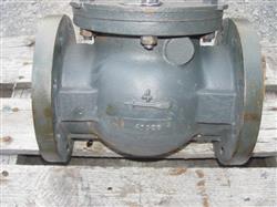 Image 4in NIBCO F-918-B Check Valve, Flanged,125 Lb, Cast Iron, New Surplus - 4 from Bid-on-Equipment.com