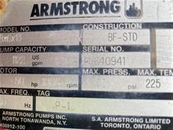 Image 50 HP ARMSTRONG Water Pump - 1122 GPM at 127ft of Water Head, Model 8 X 6 X 13 - 4 from Bid-on-Equipment.com