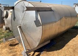 Image 2500 Gallon Tank - Stainless Steel - 1 from Bid-on-Equipment.com