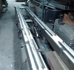 Image 25ft X 6in Dual Lane Conveyor Belt - Stainless Steel - 4 from Bid-on-Equipment.com