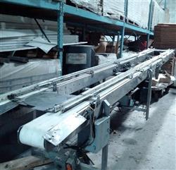 Image 25ft X 6in Dual Lane Conveyor Belt - Stainless Steel - 1 from Bid-on-Equipment.com