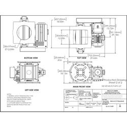 Image 12in X 12in AIRLOCK GENIUS Rotary Airlock Valve - Universal Series, New - 6 from Bid-on-Equipment.com