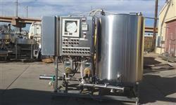 Image 400 Gallon Single Tank CIP Skid with Chemical Pumps and CIP Supply Pump - 1 from Bid-on-Equipment.com