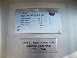 Image 500 Gallon LEE INDUSTRIES 525 DBT Pressure/Vacuum Mix Tank - 3 from Bid-on-Equipment.com