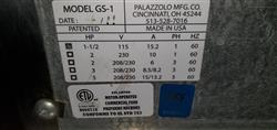 Image PALAZZOLO GS-1 Cheese Grater/ Shredder - 4 from Bid-on-Equipment.com