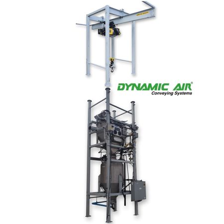 379328 - 2.5 Ton DYNAMIC AIR INC. BulkBuster Bulk Bag Unloader with Conveying Transporter - Main Image from Bid-on-Equipment.com