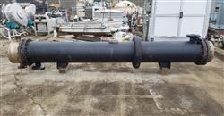 Image 500 Sq.Ft. PERRY PRODUCTS Shell and Tube Heat Exchanger - 316L Stainless Steel Tubes - 1 from Bid-on-Equipment.com