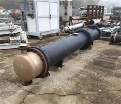 Image 500 Sq.Ft. PERRY PRODUCTS Shell and Tube Heat Exchanger - 316L Stainless Steel Tubes - 2 from Bid-on-Equipment.com
