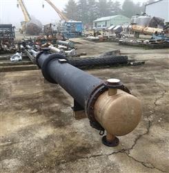 Image 500 Sq.Ft. PERRY PRODUCTS Shell and Tube Heat Exchanger - 316L Stainless Steel Tubes - 3 from Bid-on-Equipment.com