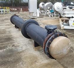 Image 500 Sq.Ft. PERRY PRODUCTS Shell and Tube Heat Exchanger - 316L Stainless Steel Tubes - 5 from Bid-on-Equipment.com
