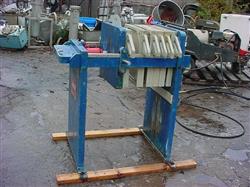 Image .75 Cu. Ft. JWI 470mm Filter Press - Recessed and Gasketed - 1 from Bid-on-Equipment.com