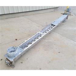 Image 6in Dia. X 13ft Screw Auger Conveyor - Stainless Steel - 2 from Bid-on-Equipment.com