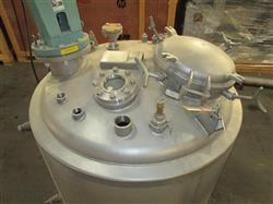 Image 300 Gallon PRECISION STAINLESS Jacketed Reactor - 316L Stainless Steel - 8 from Bid-on-Equipment.com